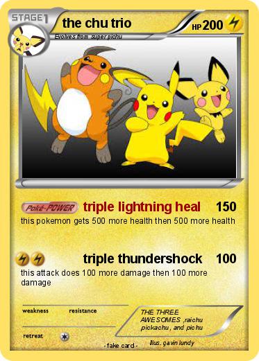 Pokemon the chu trio