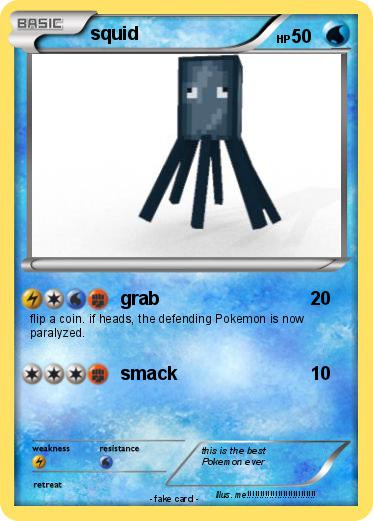 Pokemon squid