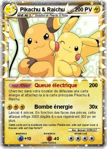Pokemon Pikachu & Raichu