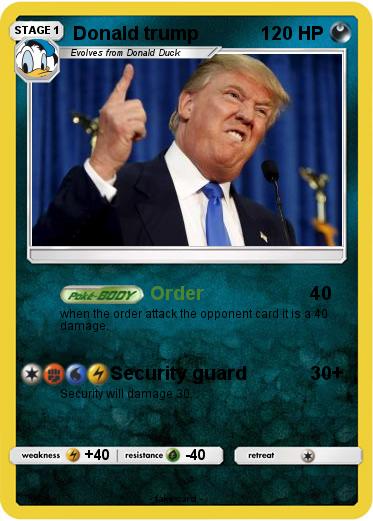Pokemon Donald trump