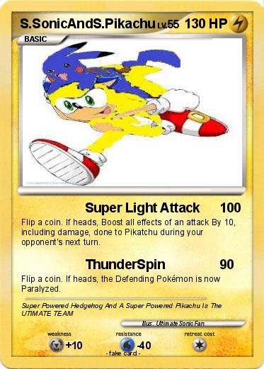 Pokemon S.SonicAndS.Pikachu