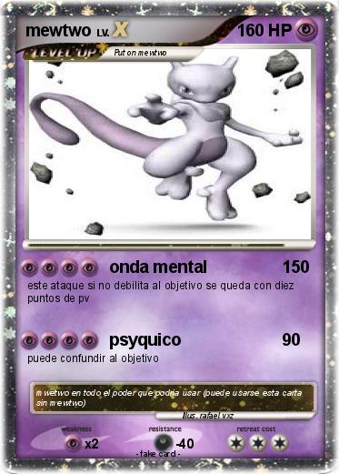 Pokemon mewtwo