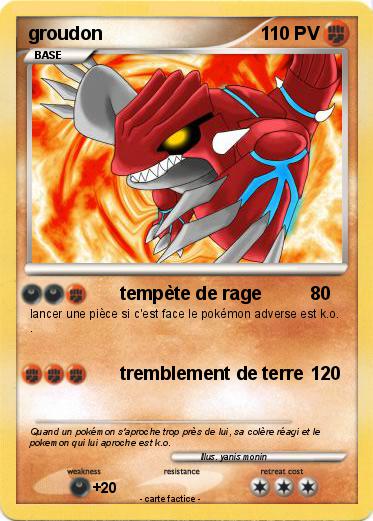 Pokemon groudon
