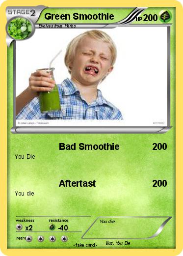 Pokemon Green Smoothie