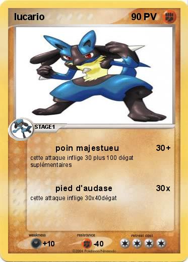 Pokemon lucario