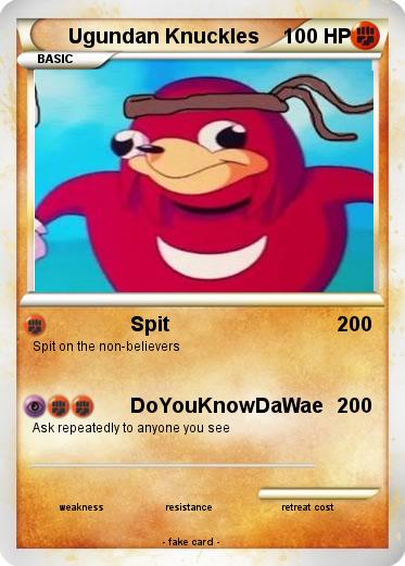 Pokemon Ugundan Knuckles