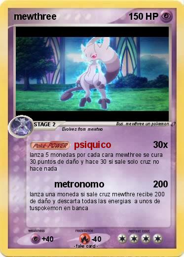 Pokemon mewthree