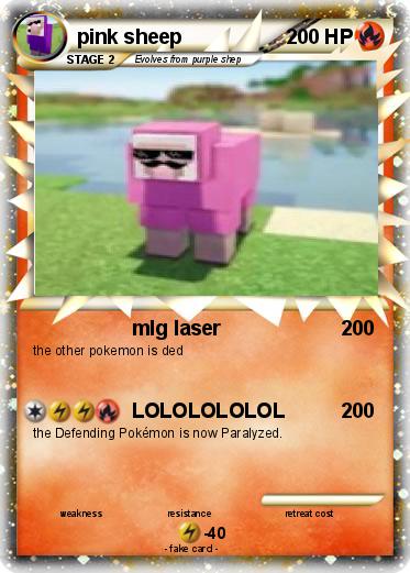 Pokemon pink sheep