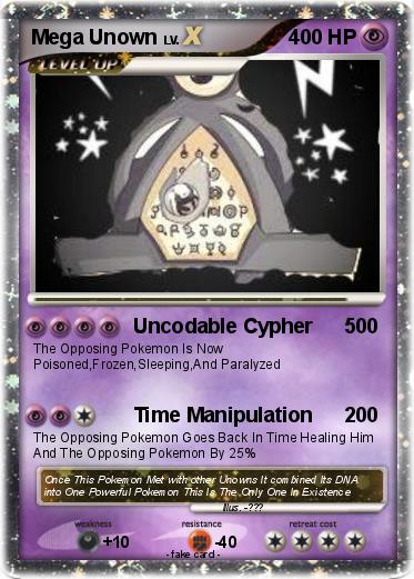 Pokemon Mega Unown
