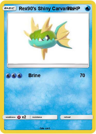 Pokemon Rex90's Shiny Carvanha