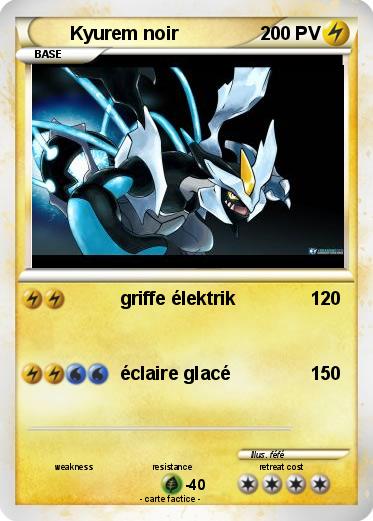 Pokemon Kyurem noir