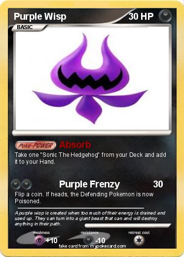 Pokemon Purple Wisp