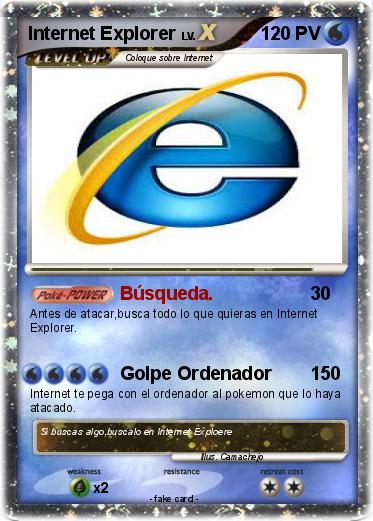 Pokemon Internet Explorer