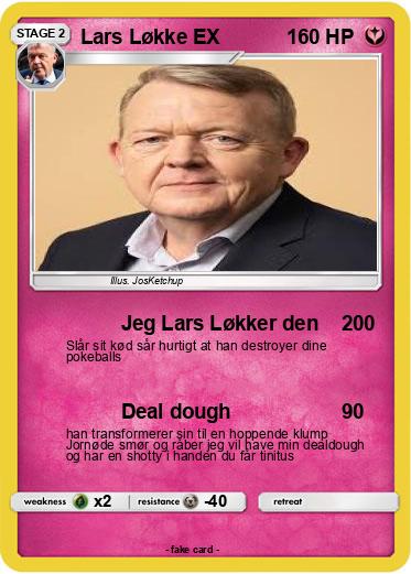 Pokemon Lars Løkke EX
