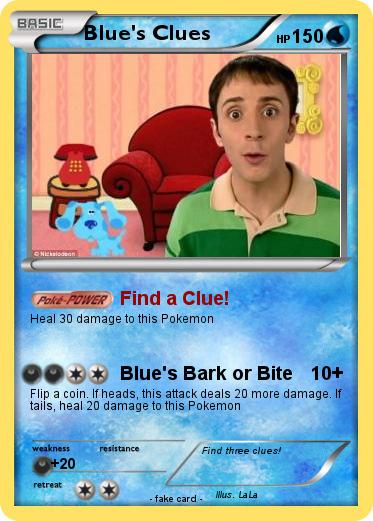 Pokemon Blue's Clues