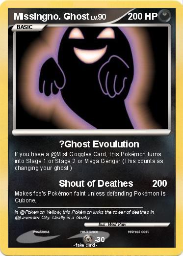 Pokemon Missingno. Ghost