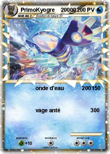 Pokemon PrimoKyogre    20000