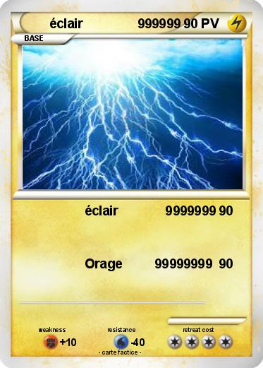 Pokemon éclair               999999