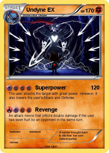 Pokemon Undyne EX