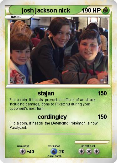 Pokemon josh jackson nick