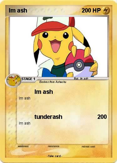 Pokemon Im ash