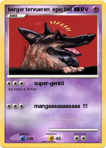 Pokemon berger tervueren  epic fail XXL