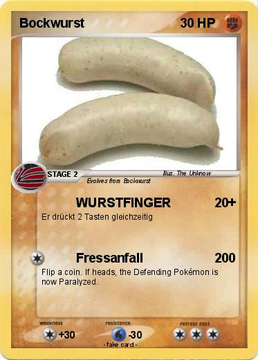 Pokemon Bockwurst