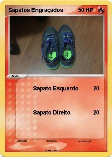 Pokemon Sapatos Engraçados