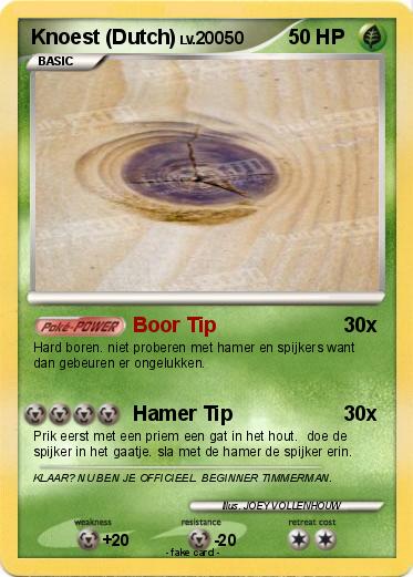 Pokemon Knoest (Dutch)