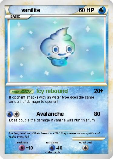 Pokemon vanilite