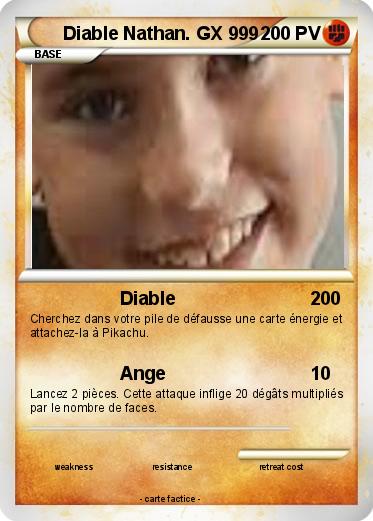Pokemon Diable Nathan. GX 999