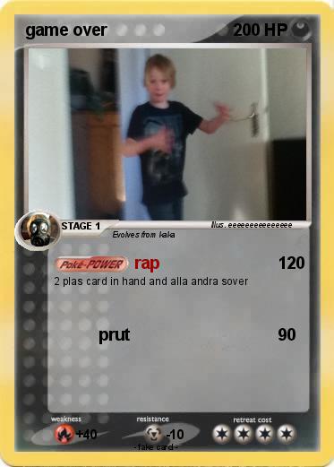 Pokemon game over