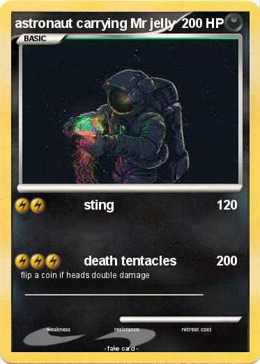 Pokemon astronaut carrying Mr jelly