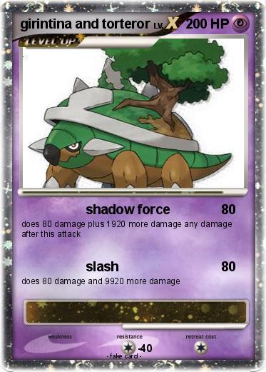 Pokemon girintina and torteror