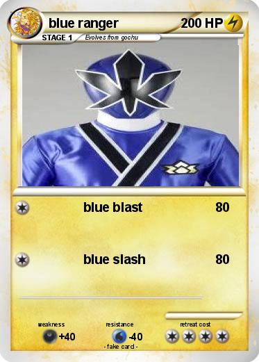 Pokemon blue ranger