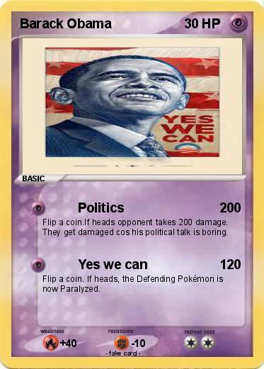 Pokemon Barack Obama