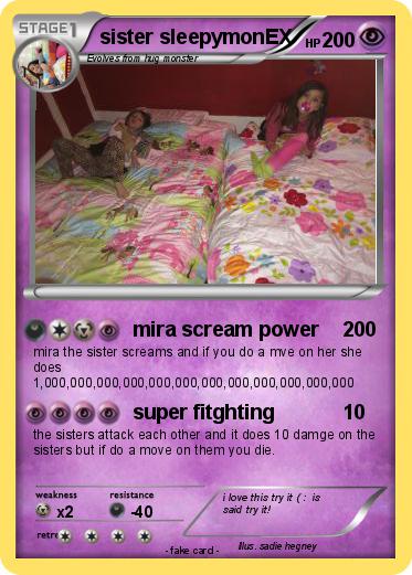 Pokemon sister sleepymonEX
