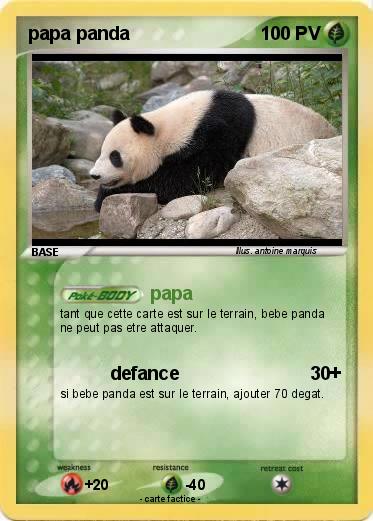 Pokemon papa panda
