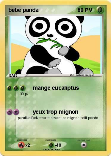 Pokemon bebe panda