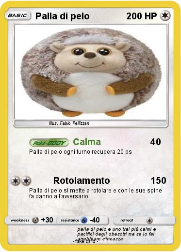 Pokemon Palla di pelo