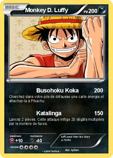 Pokemon Monkey D. Luffy