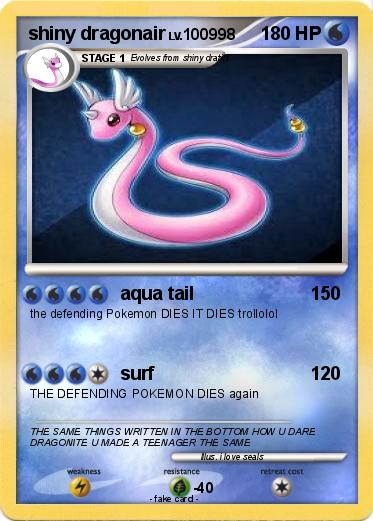 Pokemon shiny dragonair