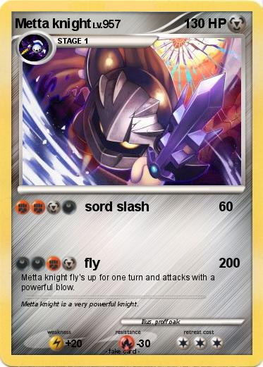 Pokemon Metta knight