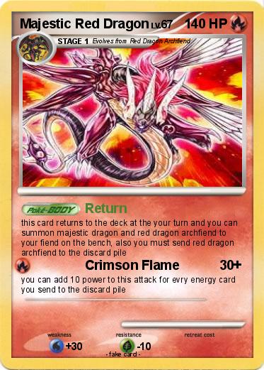 Pokemon Majestic Red Dragon