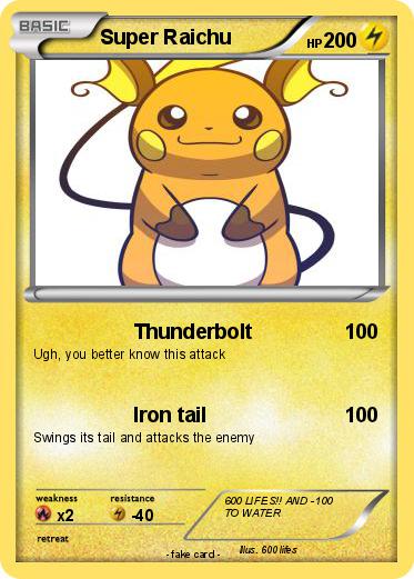 Pokemon Super Raichu