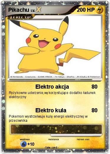 Pokemon Pikachu
