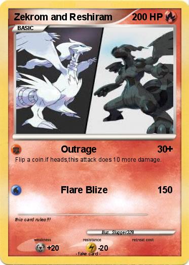 Pokemon Zekrom and Reshiram