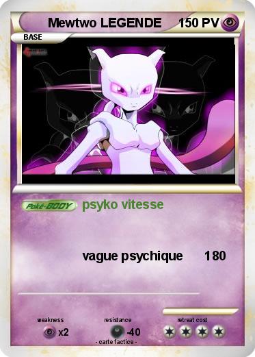 Pokemon Mewtwo LEGENDE