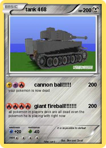 Pokemon tank 468