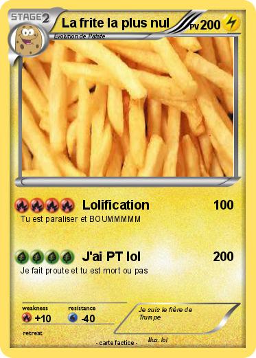Pokemon La frite la plus nul